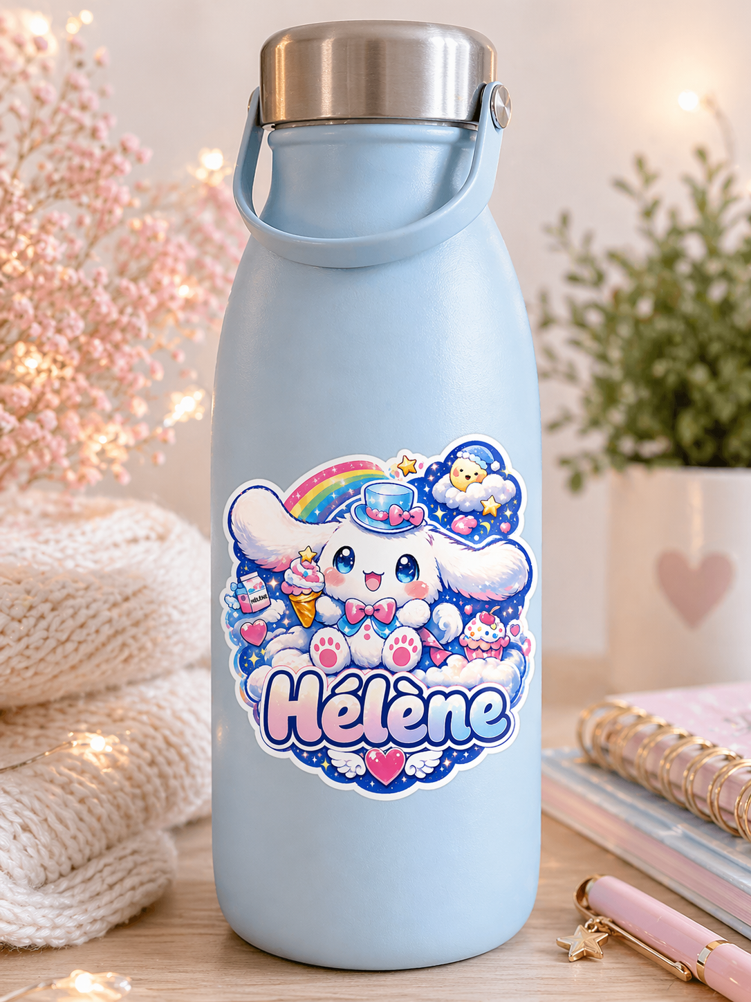 Sticker prénom personnalisé Cinnamoroll