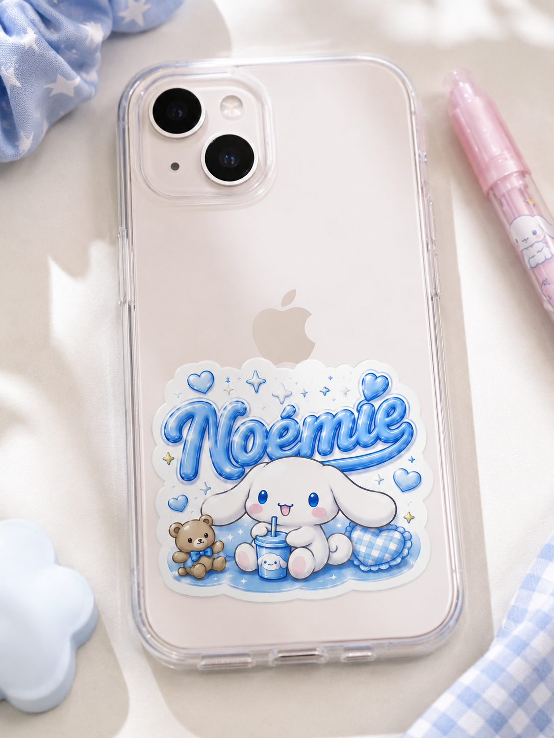 Sticker prénom personnalisé Cinnamoroll