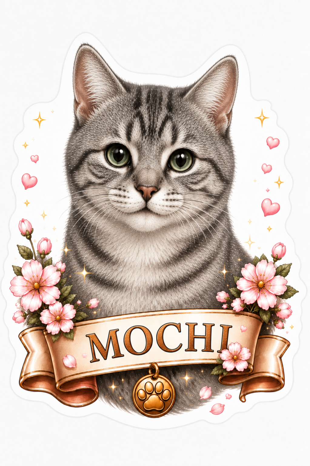 🐾 Sticker personnalisé animal de compagnie