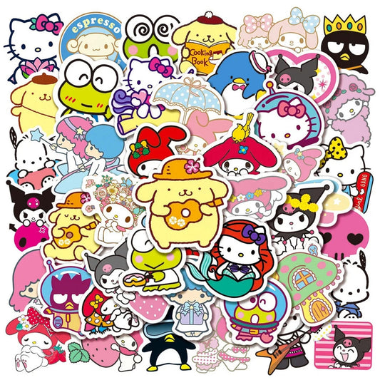 Lot de 20 stickers Sanrio