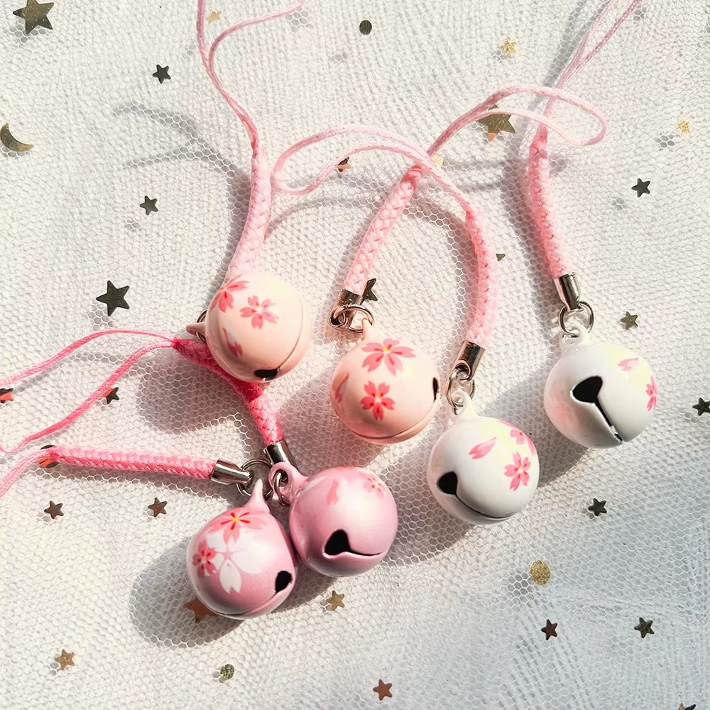 Strap grelot fleurs de sakura