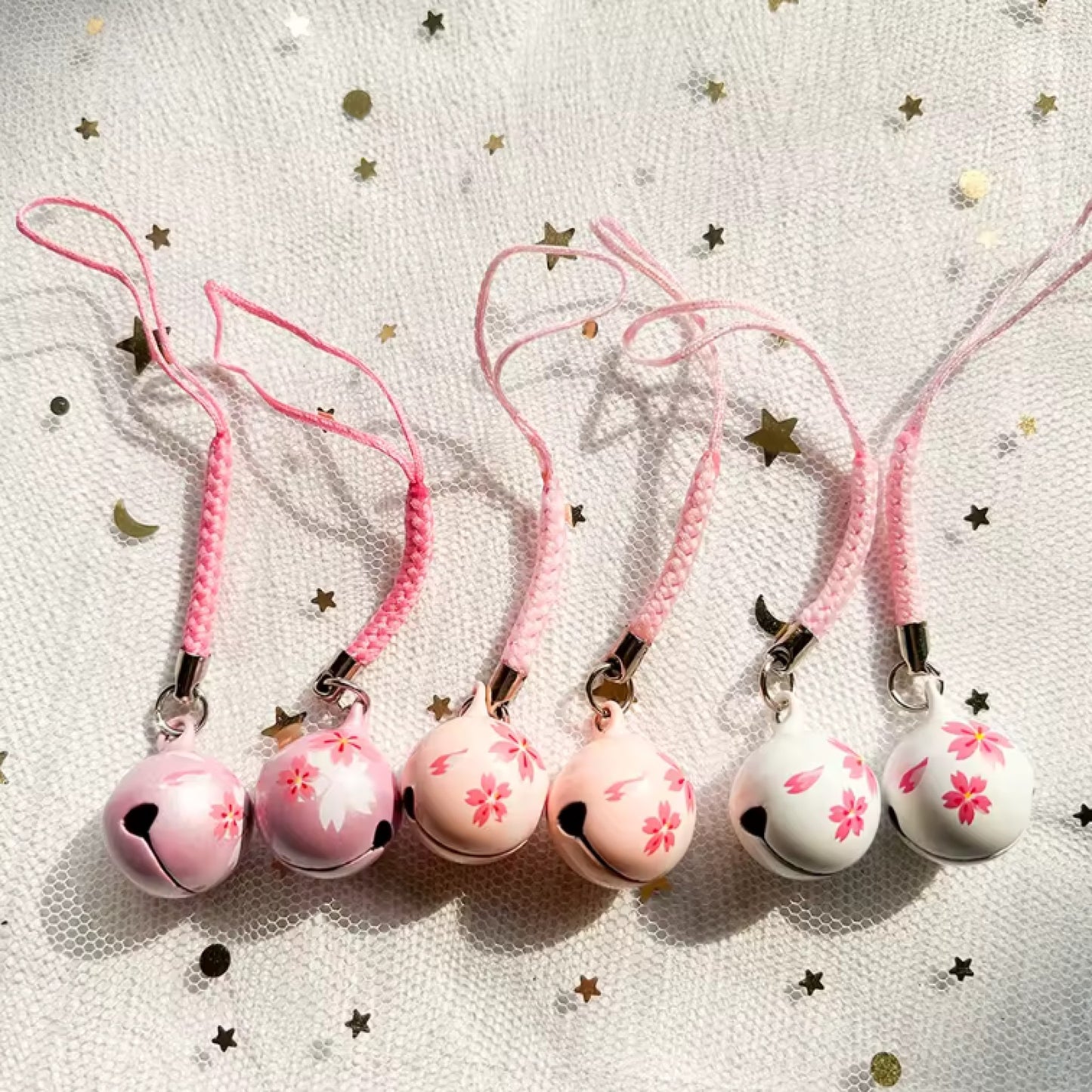 Strap grelot fleurs de sakura