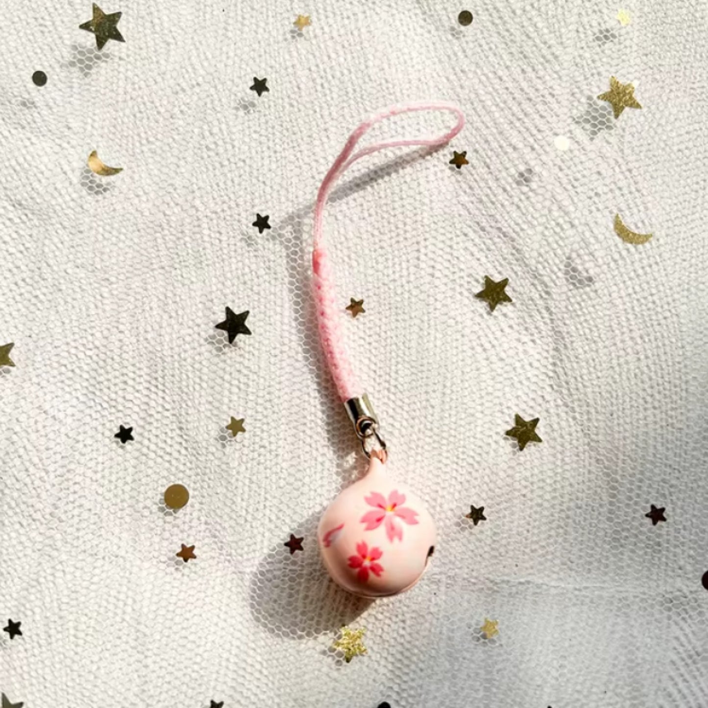 Strap grelot fleurs de sakura