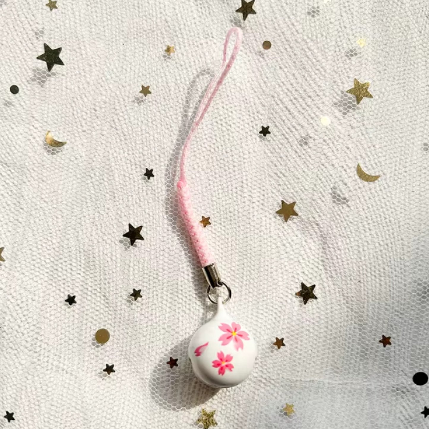 Strap grelot fleurs de sakura