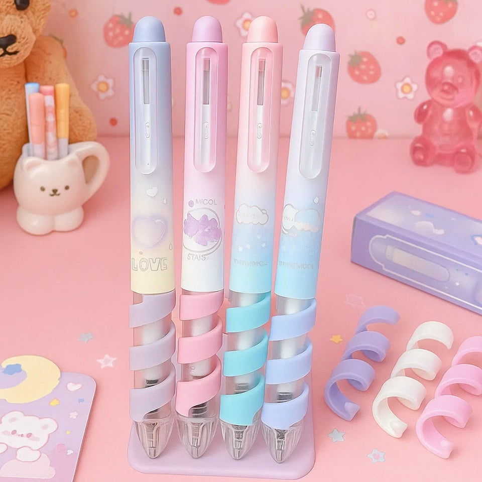 des stylos twist aux couleurs pastels et vives pour un effet élégant et totalement kawaii