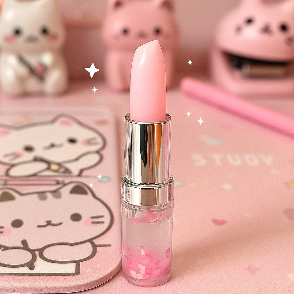 Stylo rouge à lèvres pailleté