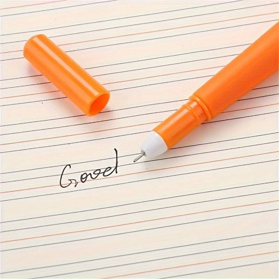 un stylo en forme et au couleur de la carotte ! Hyper mignon et original, il ne faut pas le confondre avec une vraie !