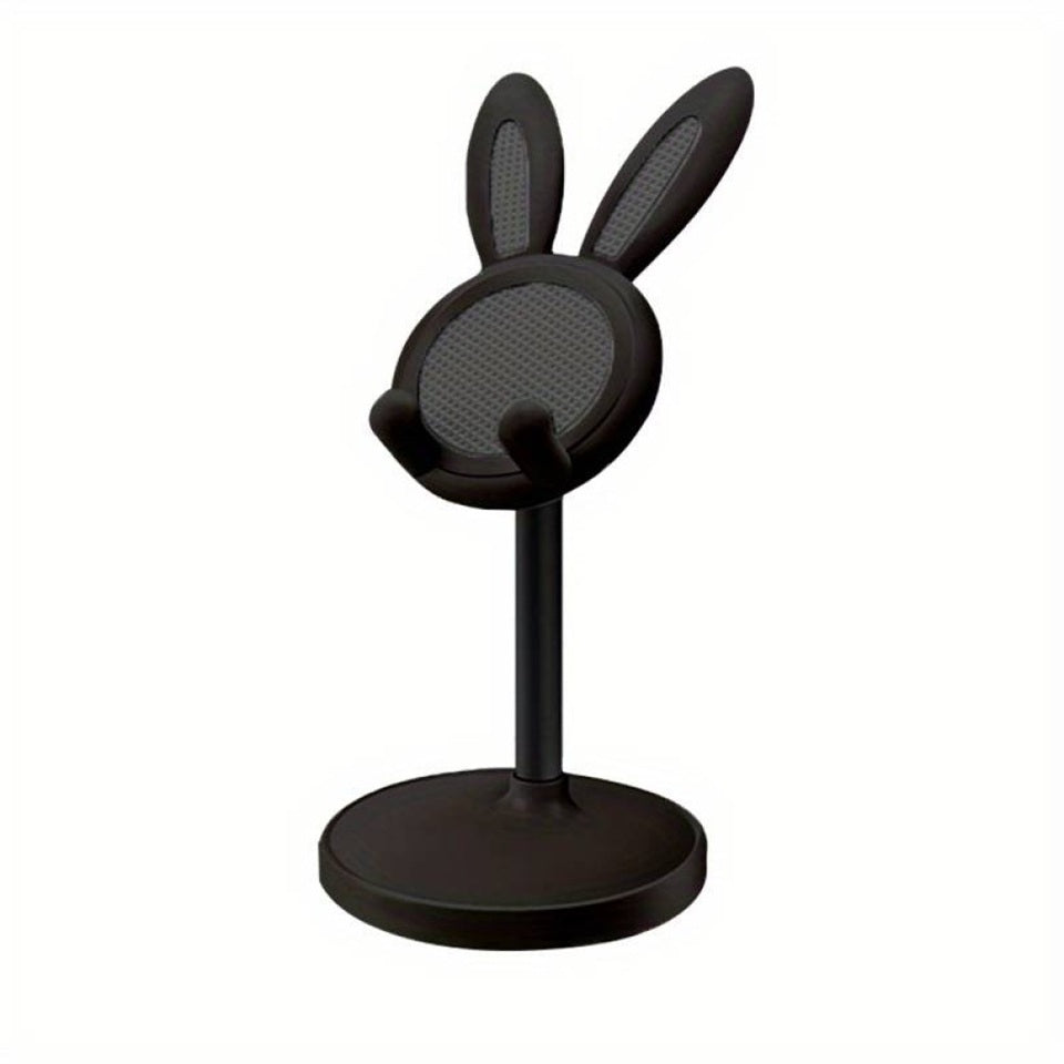 un support pour smartphone et tablette doté d'oreilles de lapin toutes choupi. Il est télescopique et s'adapte à tous les appareils. Idéal également élément de décoration
