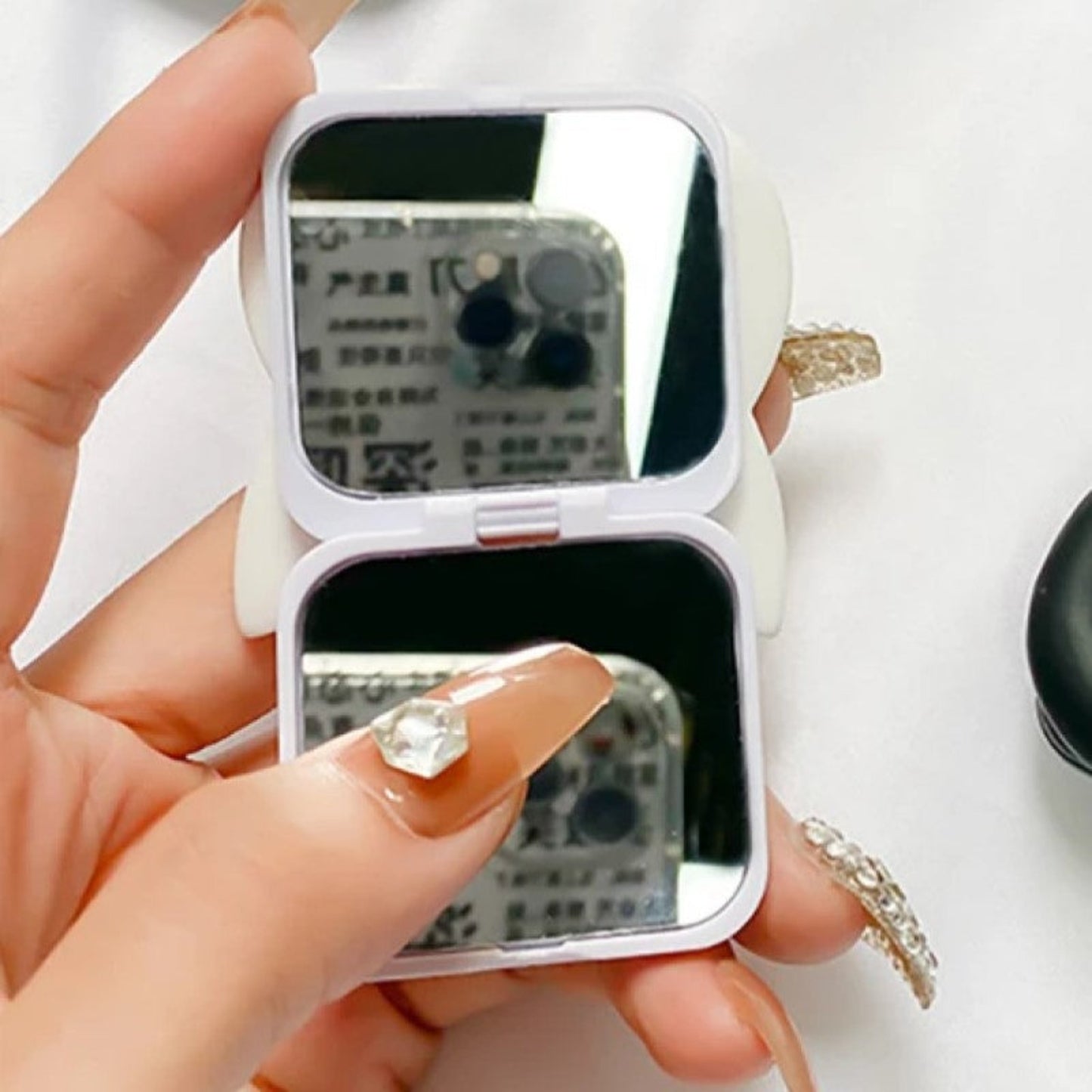 Support grip smartphone chat avec miroir