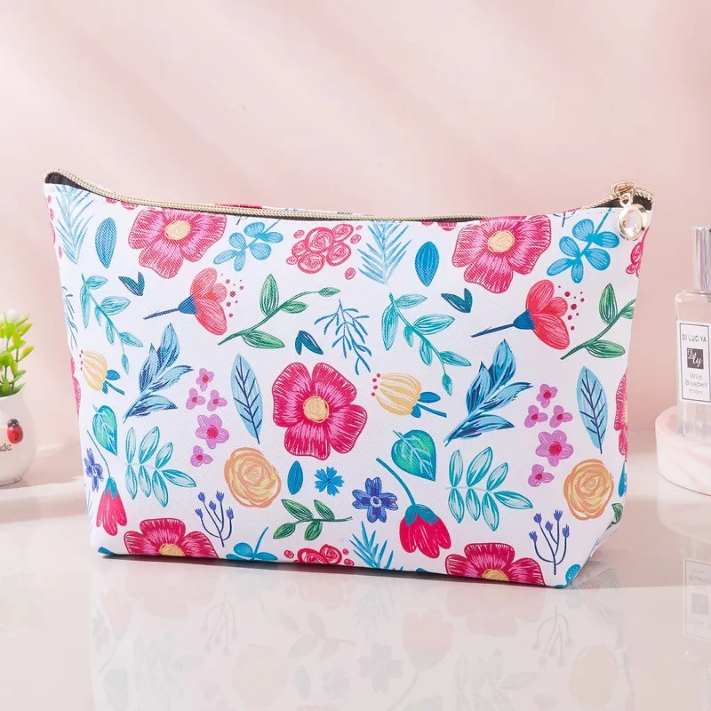 Trousse motif floral