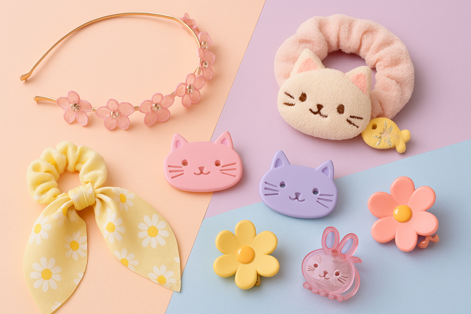 Accessoires cheveux kawaii 🌸 Barrettes, serre-têtes & plus – Neko Kawaii