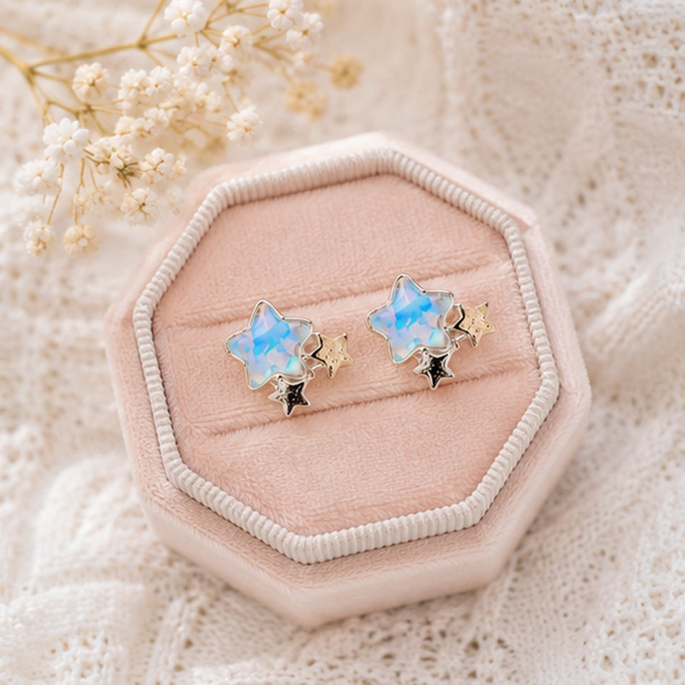 Boucles d'oreilles étoilées