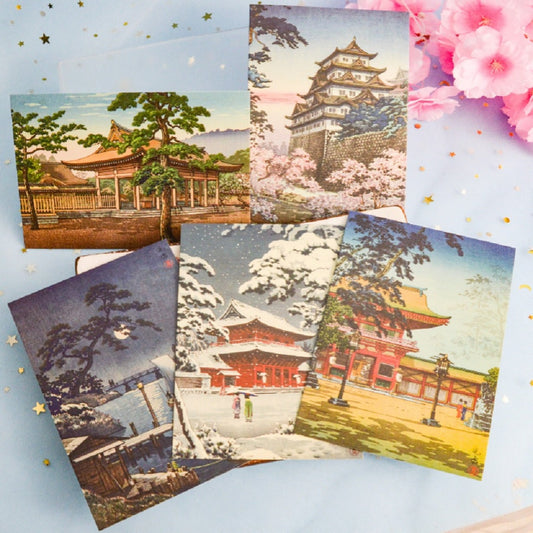 Carte postale paysages japonais