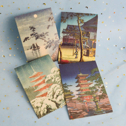 Carte postale paysages japonais