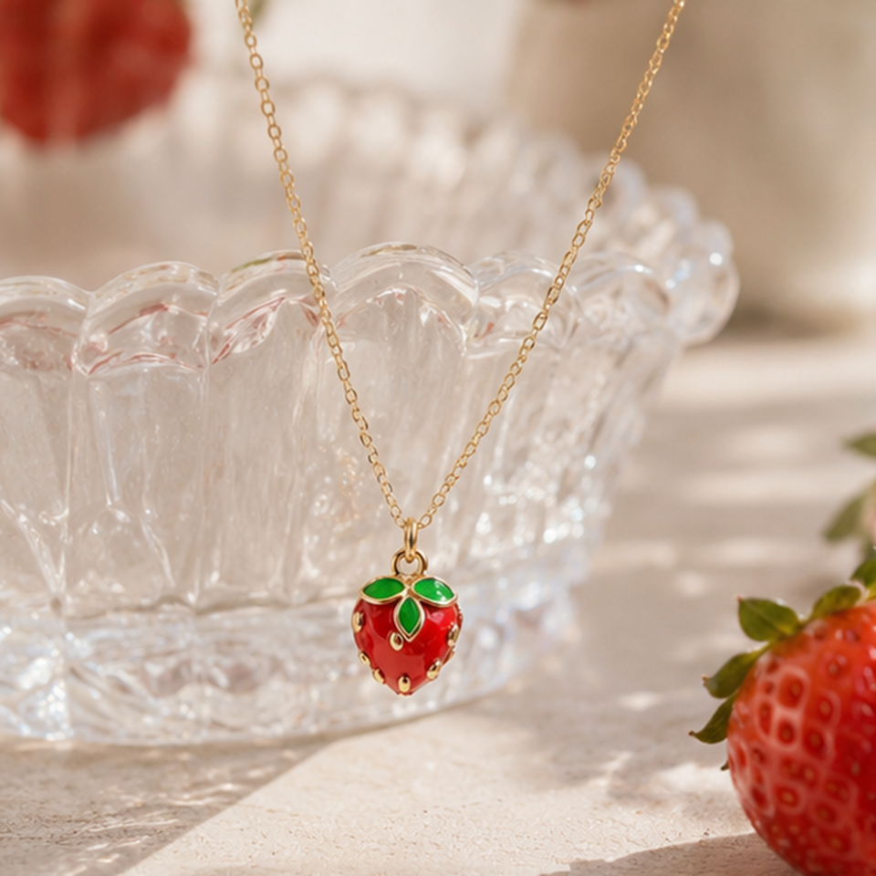 Collier fraise