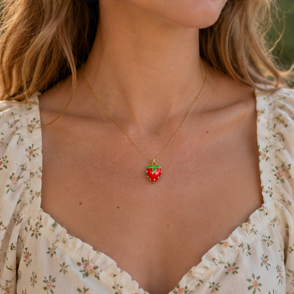 Collier fraise