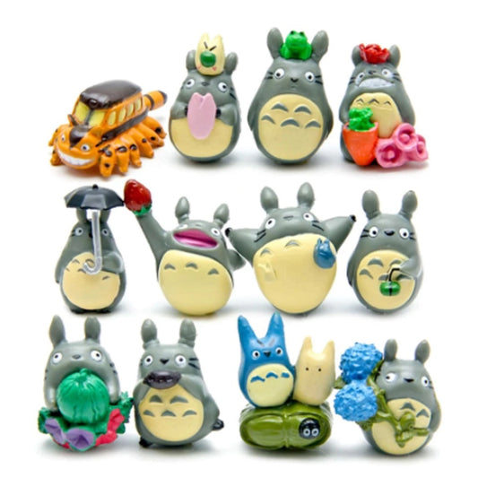 Des figurines Totoro et Chat bus qui rappellent directement le film Mon voisin Totoro. Elément de décoration super mignon et stylé.