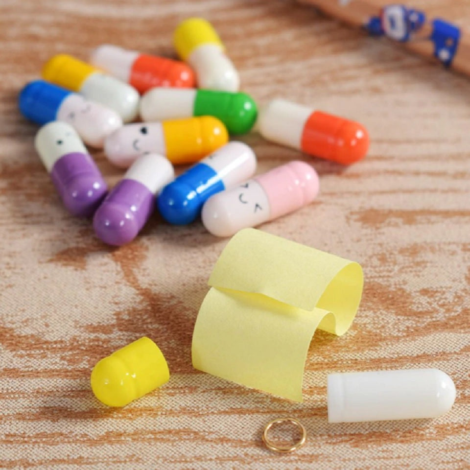 Lot de 10 capsules à message (PROMO -20%)