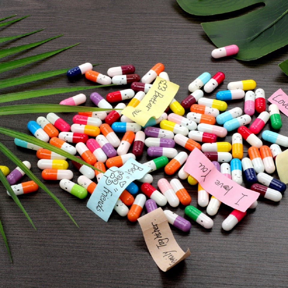 Lot de 10 capsules à message (PROMO -20%)