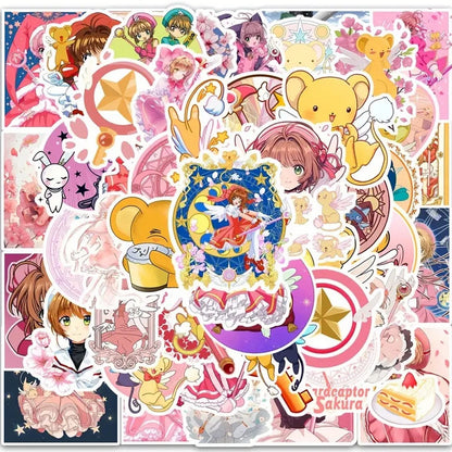 Lot de 20 stickers Card Captor Sakura