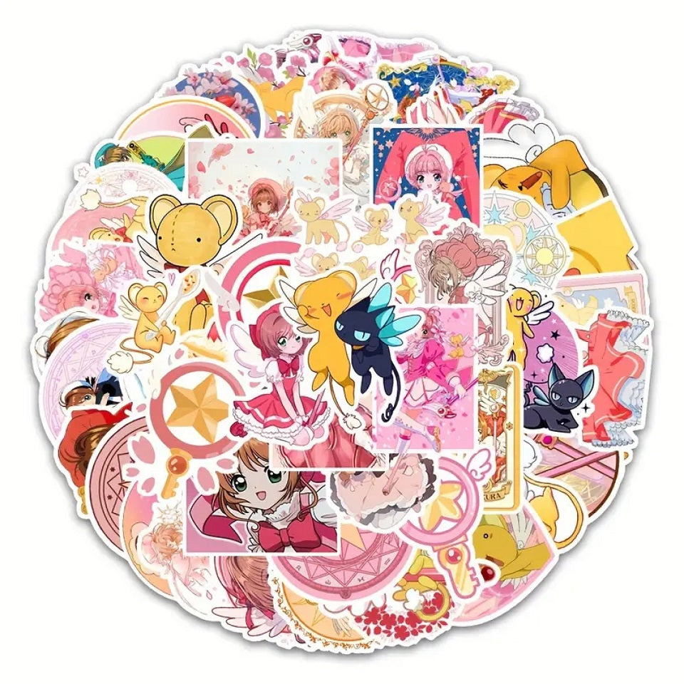 Lot de 20 stickers Card Captor Sakura
