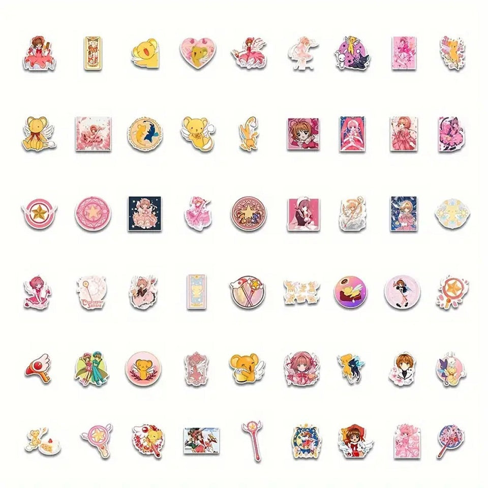 Lot de 20 stickers Card Captor Sakura
