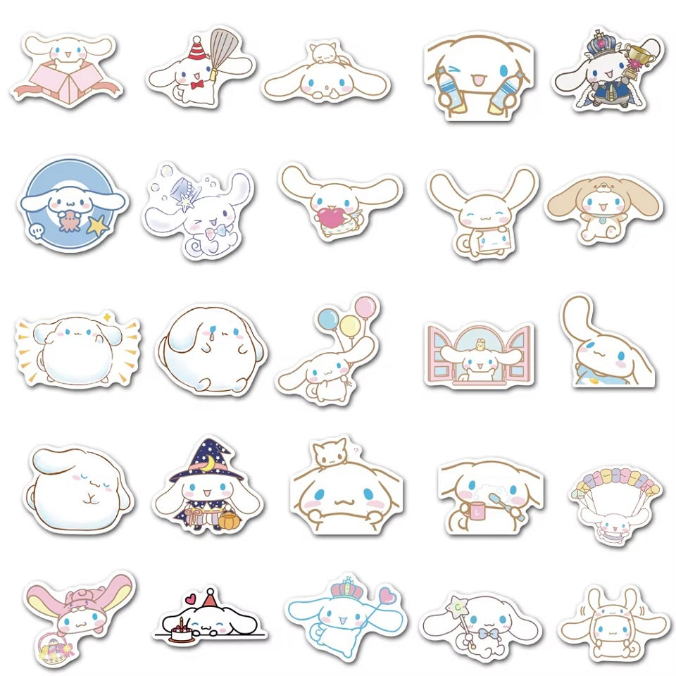 Lot de 20 stickers Cinnamoroll
