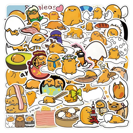 Lot de 20 stickers Gudetama