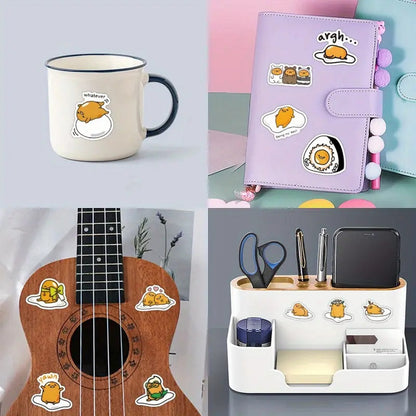 Lot de 20 stickers Gudetama