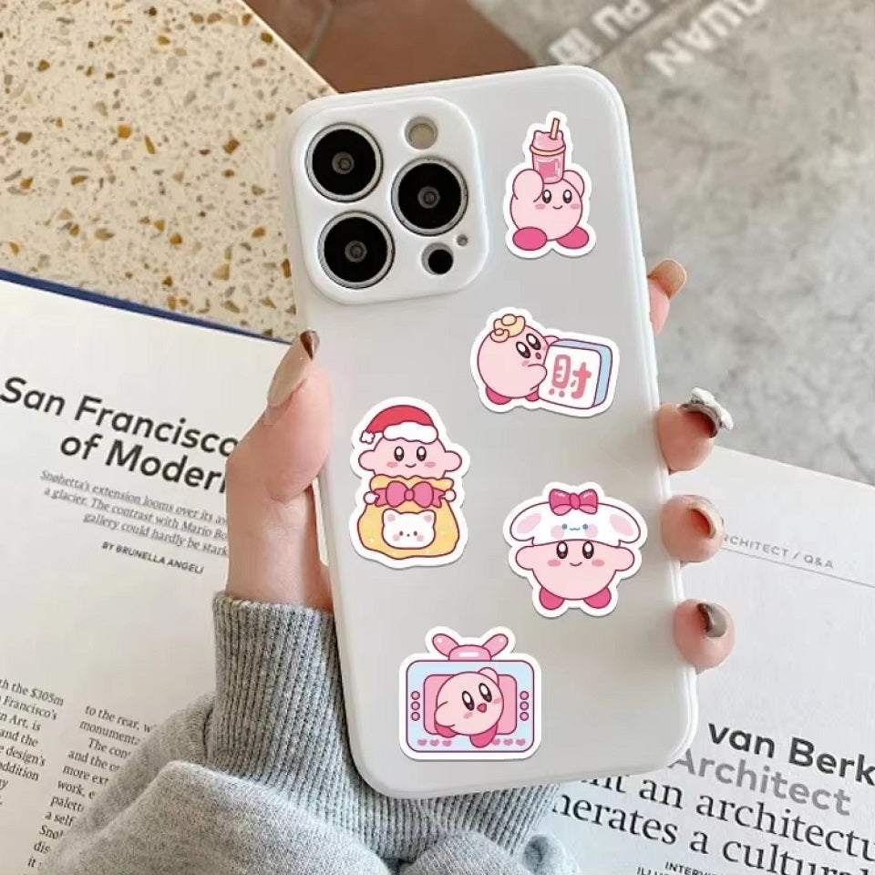 Lot de 20 stickers Kirby