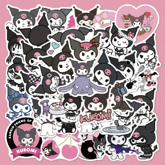 Lot de 20 stickers Kuromi