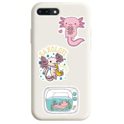 Lot de 20 stickers axolotl