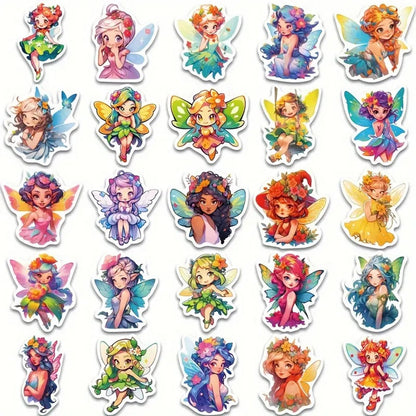 Lot de 20 stickers fées