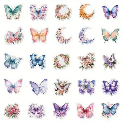 Lot de 20 stickers papillons (PROMO -20%)