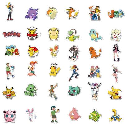 Lot de 20 stickers pokémon