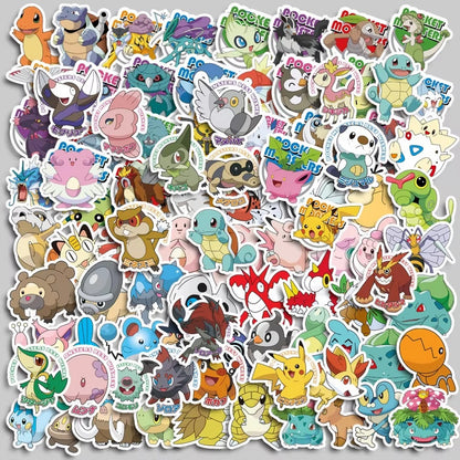 Lot de 20 stickers pokémon