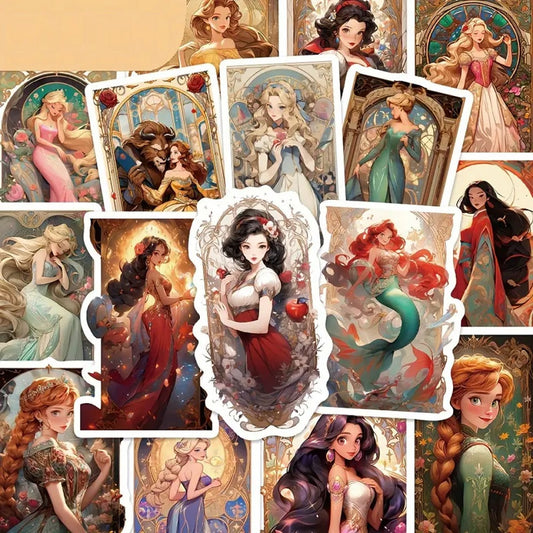 Lot de 20 stickers princesses (PROMO -17%)
