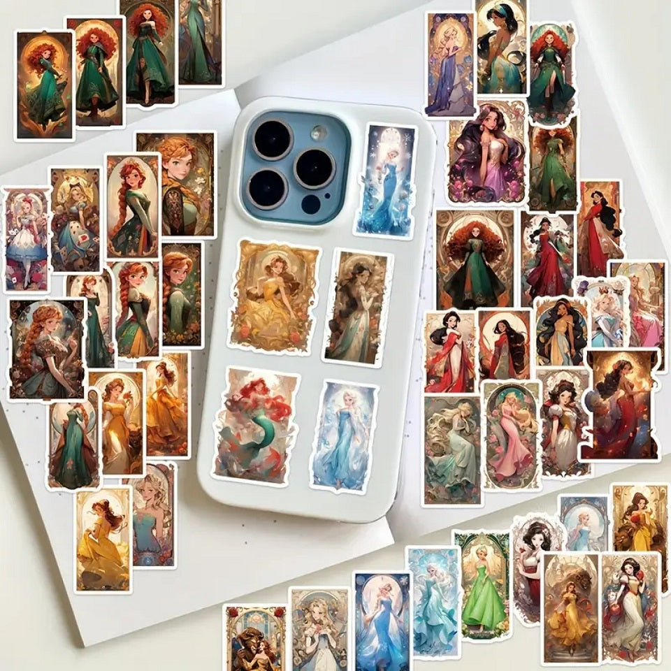 Lot de 20 stickers princesses (PROMO -17%)