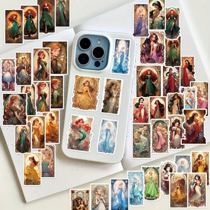 Lot de 20 stickers princesses (PROMO -17%)