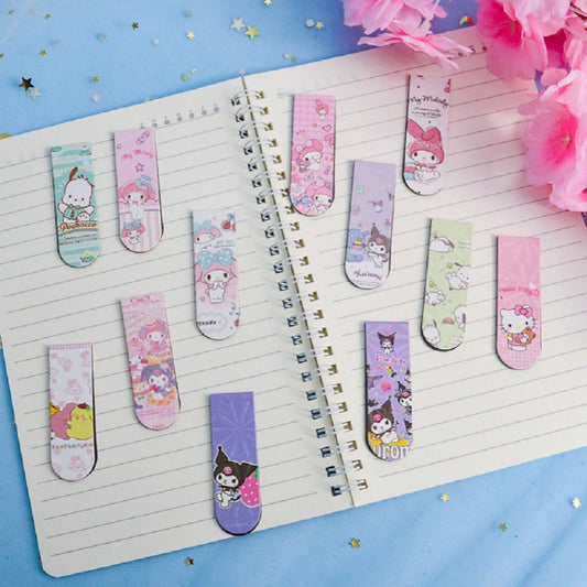 Lot de 2 marque-pages aimantés Sanrio