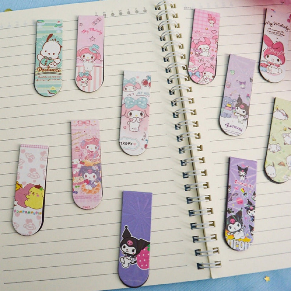Lot de 2 marque-pages aimantés Sanrio