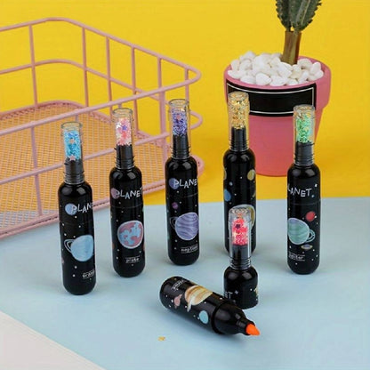 Lot de 6 surligneurs bouteille