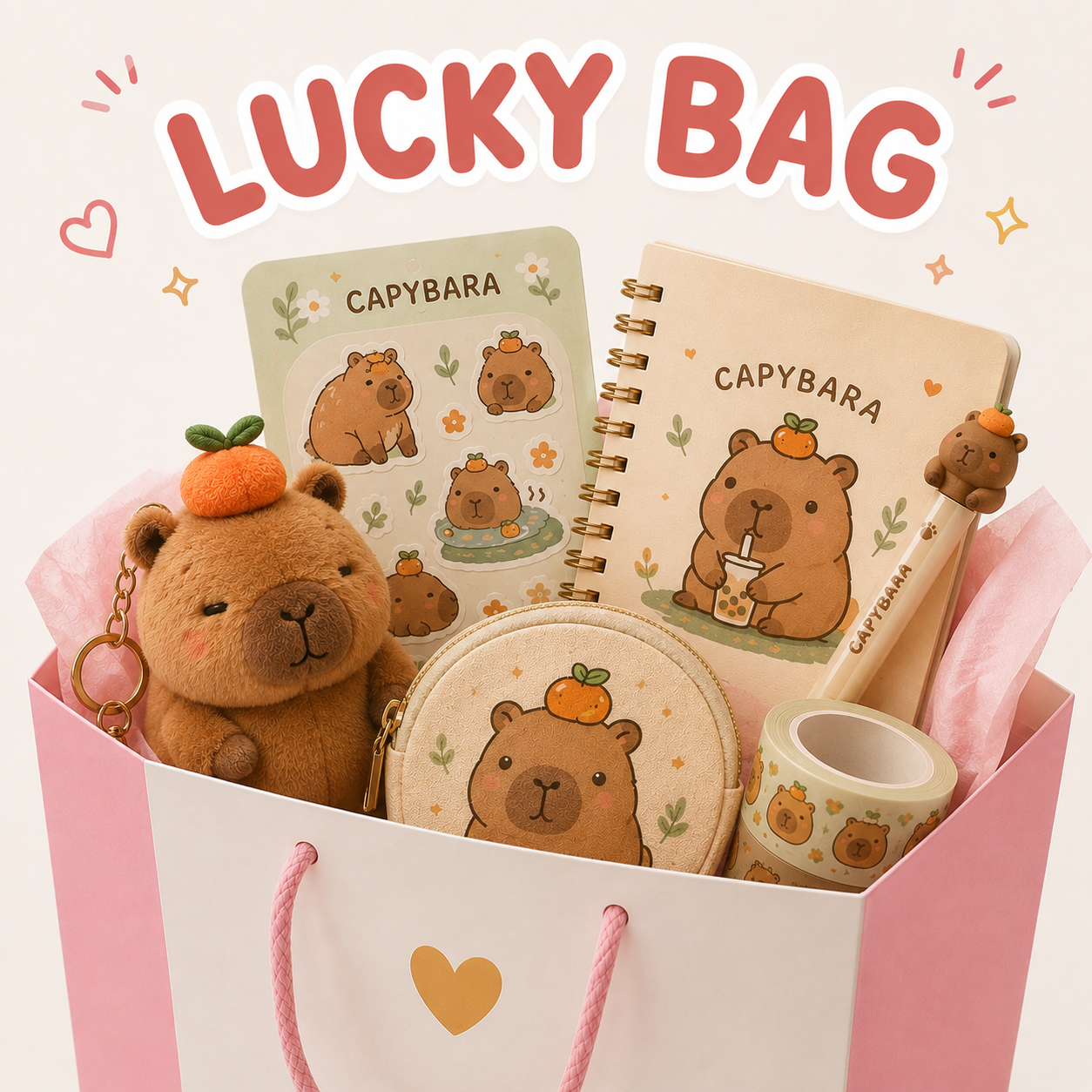 Lucky Bag Capybara Mystère ✨