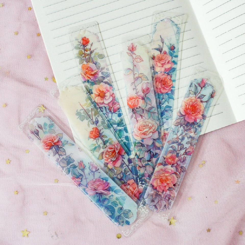 Marque-pages roses vintage