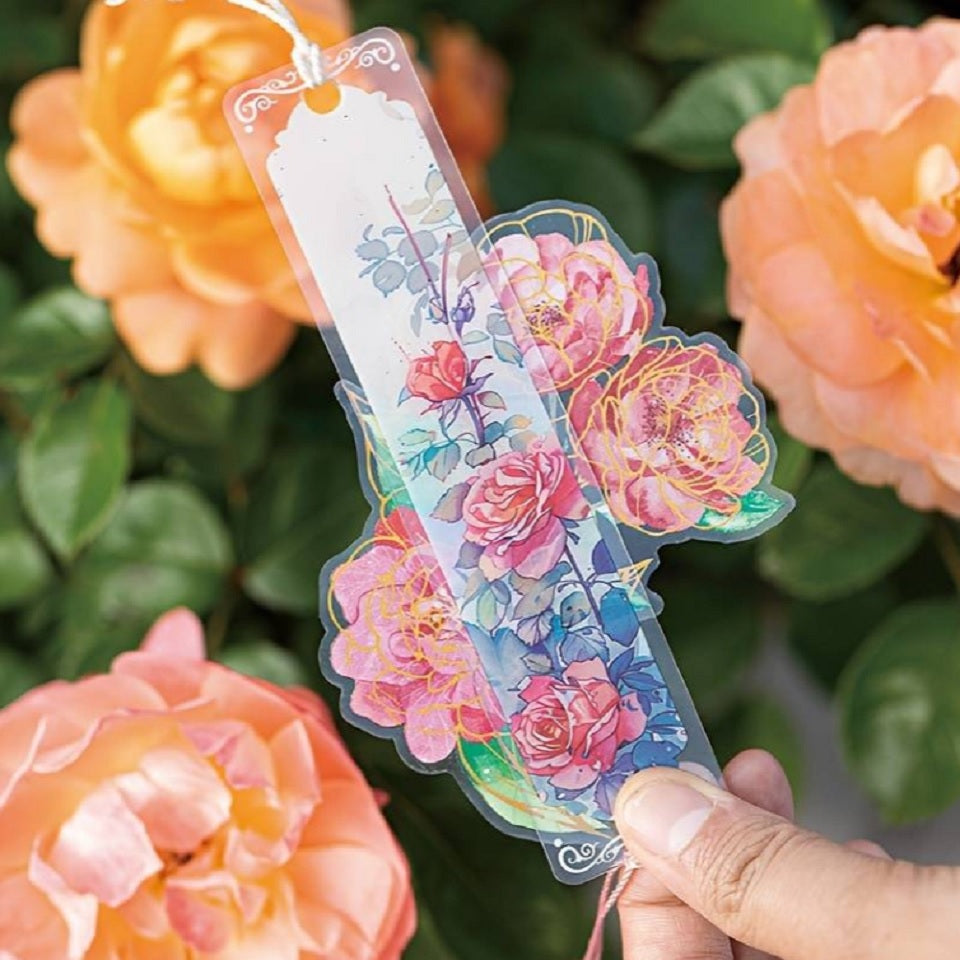 Marque-pages roses vintage