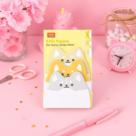 Mémo pense-bêtes trois petits shiba