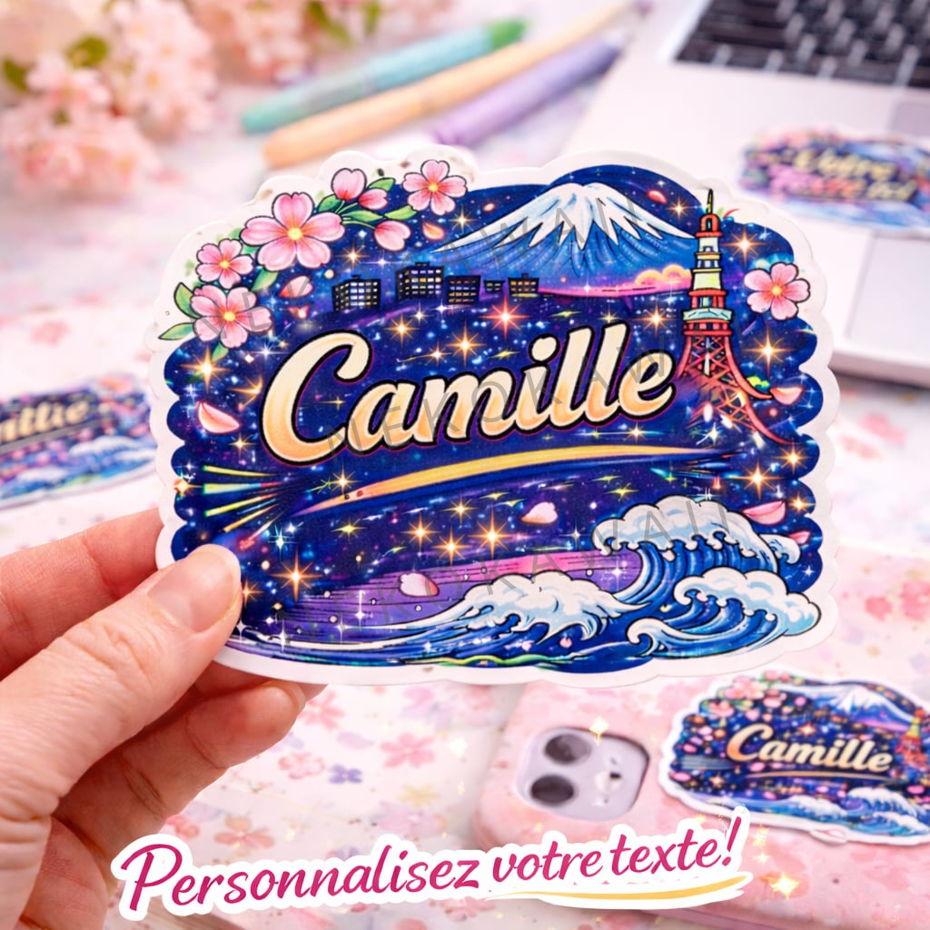 Sticker personnalisé Tokyo vibes