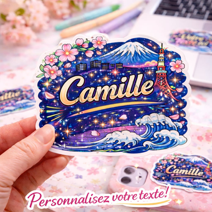 Sticker personnalisé Tokyo vibes
