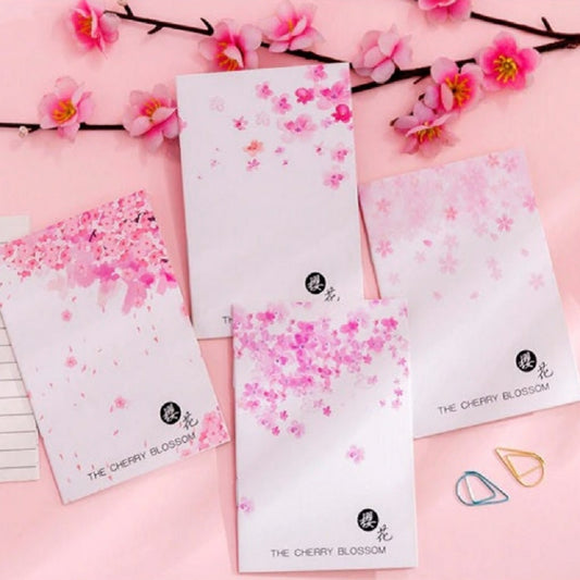 Petit carnet motif fleurs de sakura