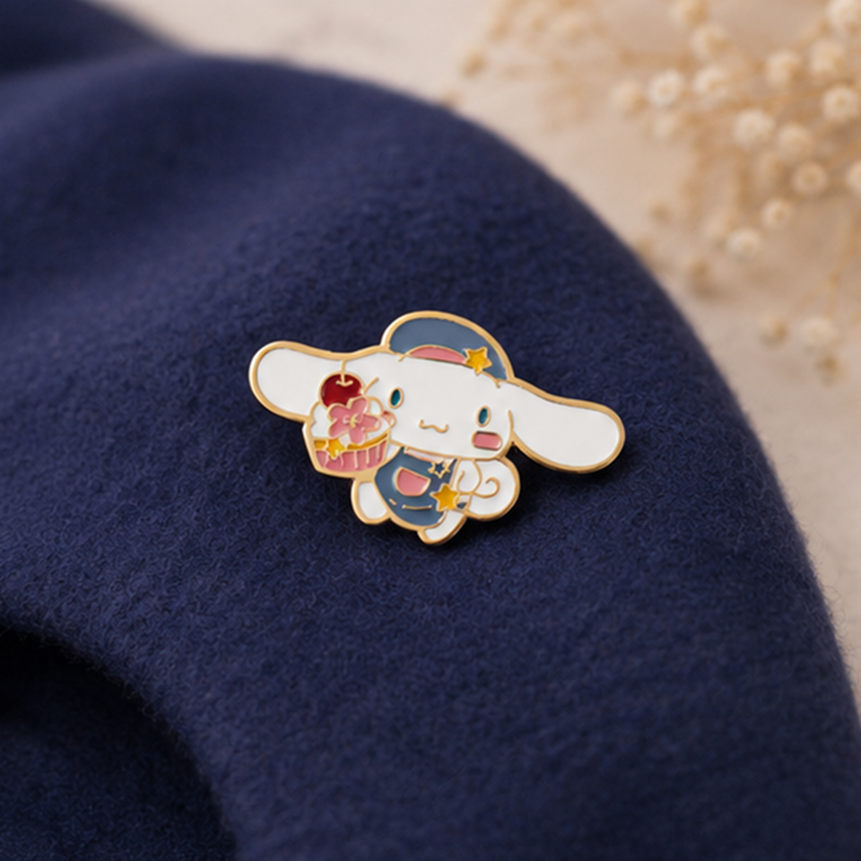 Pin's Cinnamoroll cupcake gourmand